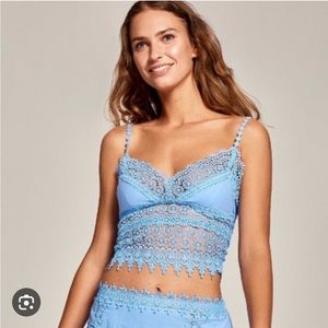 Charo Ruiz the Dana Top in blue size small.